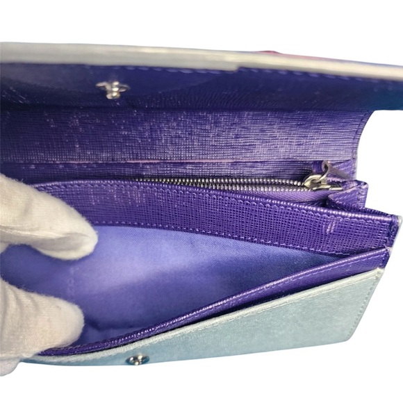 FENDI Crayon Monster Eyes Long Wallet Authentic - Picture 12 of 16